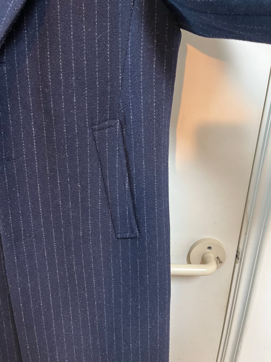 NIX 네이비 스트라이프 코트 95 상품이미지7