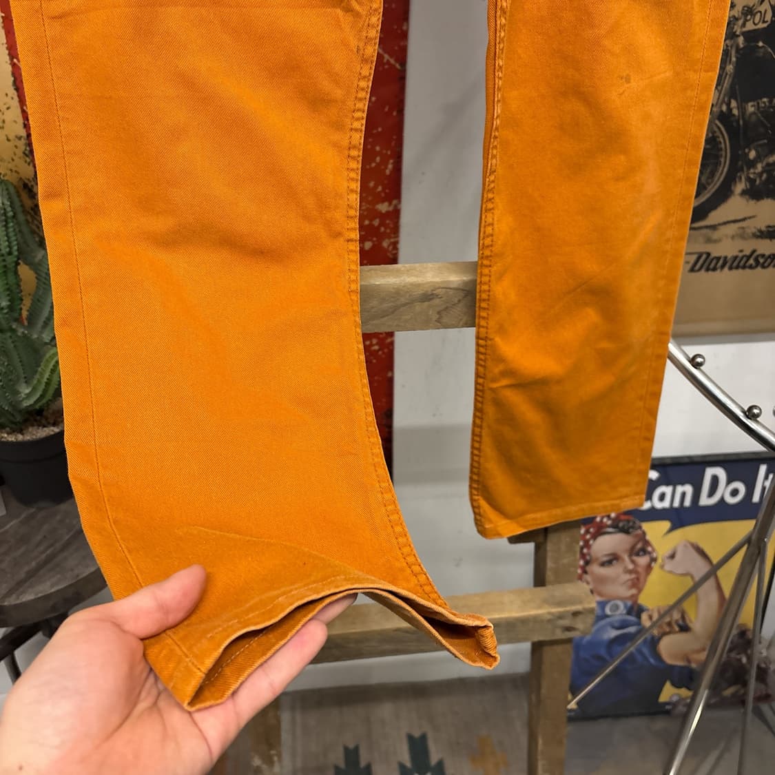 리바이스 511 슬림핏 오렌지 선셋 컬러 데님팬츠 N1044   상품이미지4