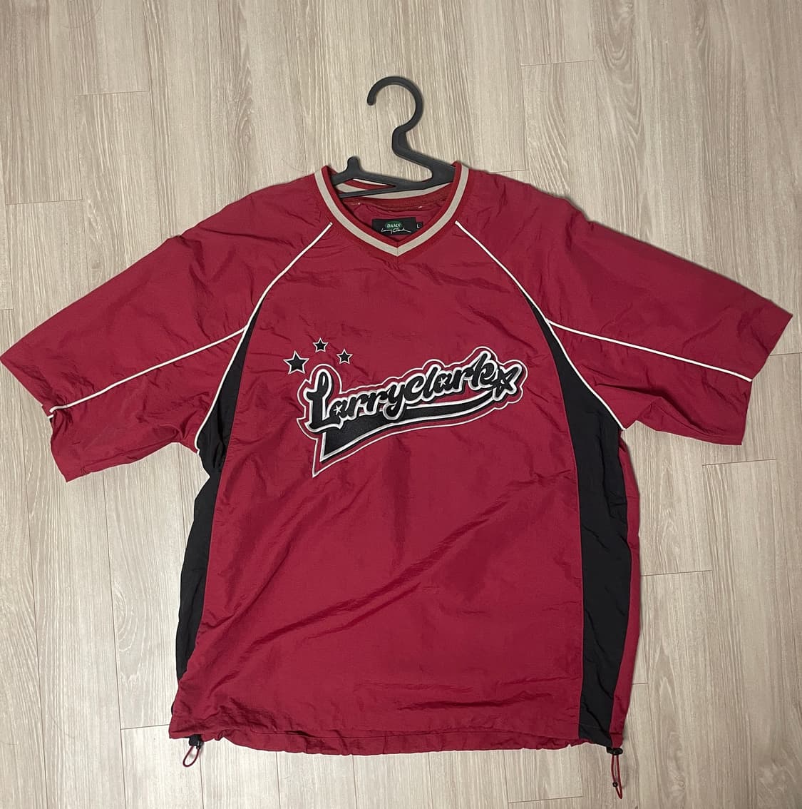 NYLON SPORTY STAR SS BURGUNDY 레리클락 나일론티 상품이미지1