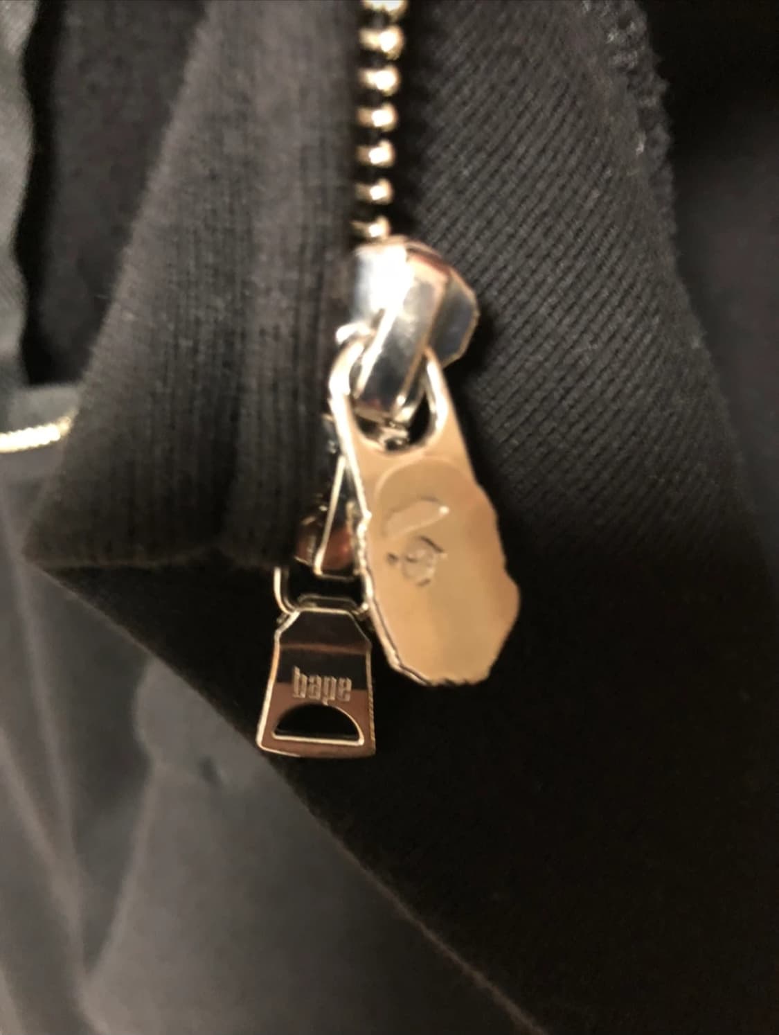 베이프 블랙 후드집업 상품이미지5