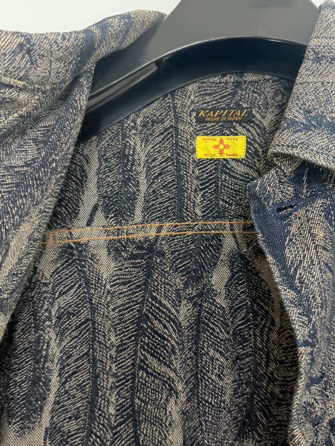 캐피탈 12온즈 페더 데님 3세대 자켓 인디고 상품이미지2