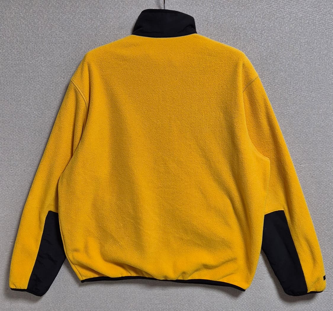 오버핏 M ) 널디 옐로우 후리스 플리스 집업 상품이미지2