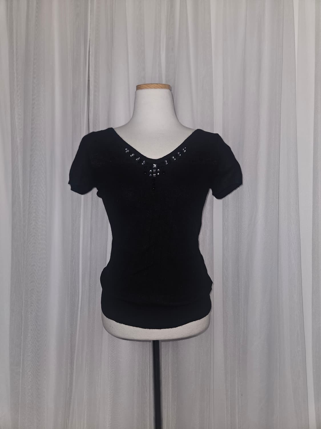 le souk 공겜여주🖤 히메 무채색 주얼리 니트 상품이미지2