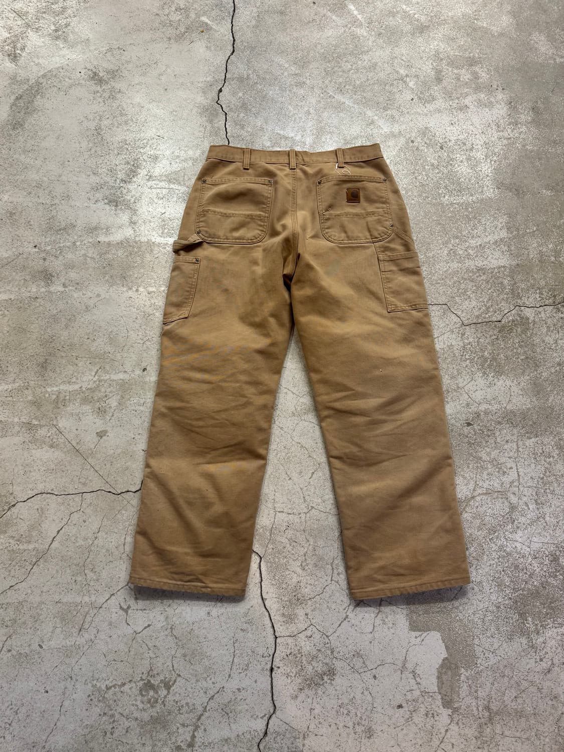 칼하트 B136 BRN 더블니 워크팬츠 상품이미지3