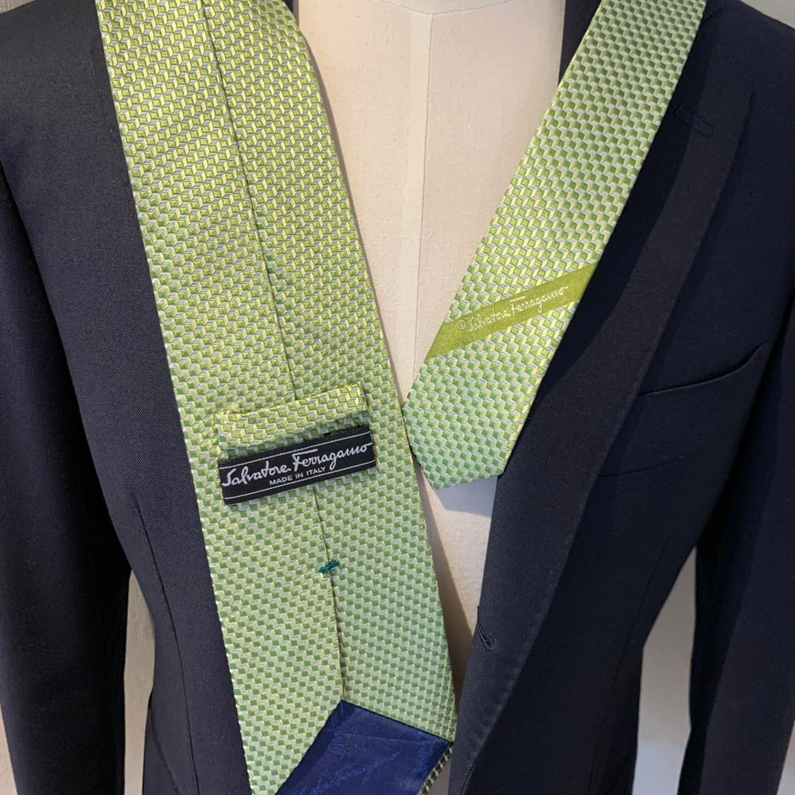 살바토레 페레가모(Ferragamo) 명품넥타이 100실크 혼주넥타이 상품이미지2