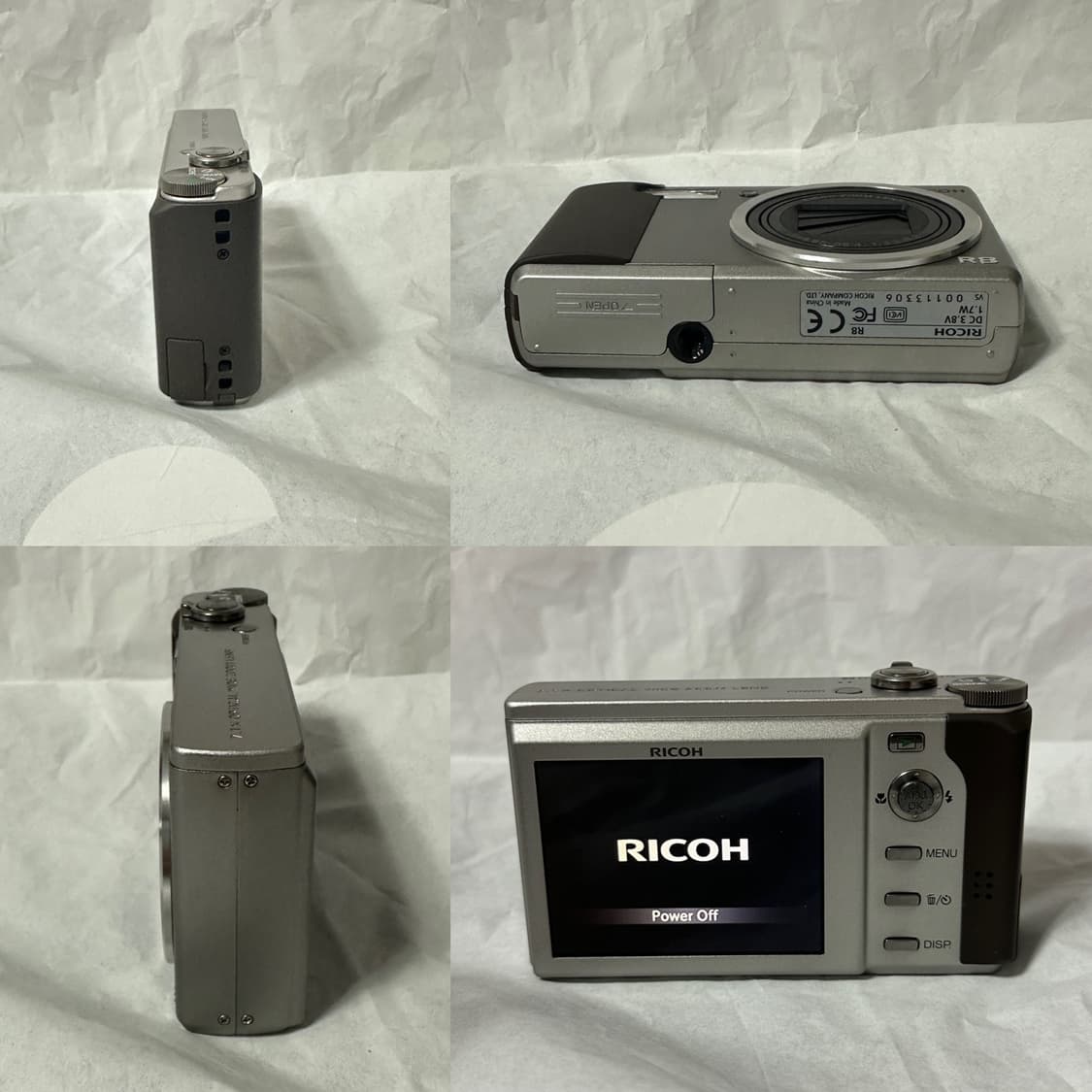 장원영 리코 Ricoh R8 빈티지디카 / 정품배터리 2+ 순정충전기 상품이미지9