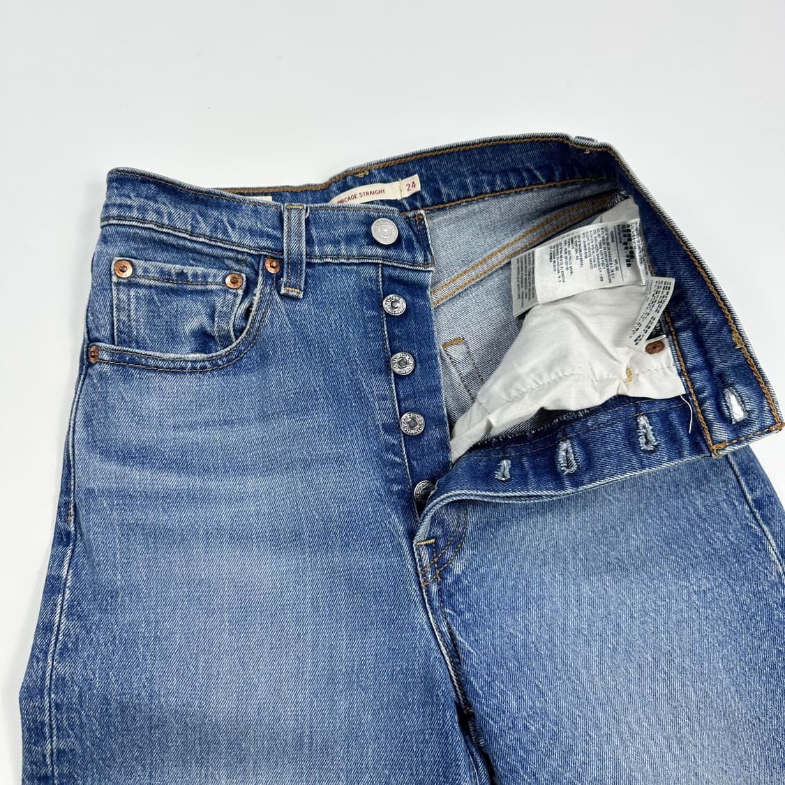리바이스 오리지널 스트레이트 데님 팬츠 (24인치 여성추천) 상품이미지4
