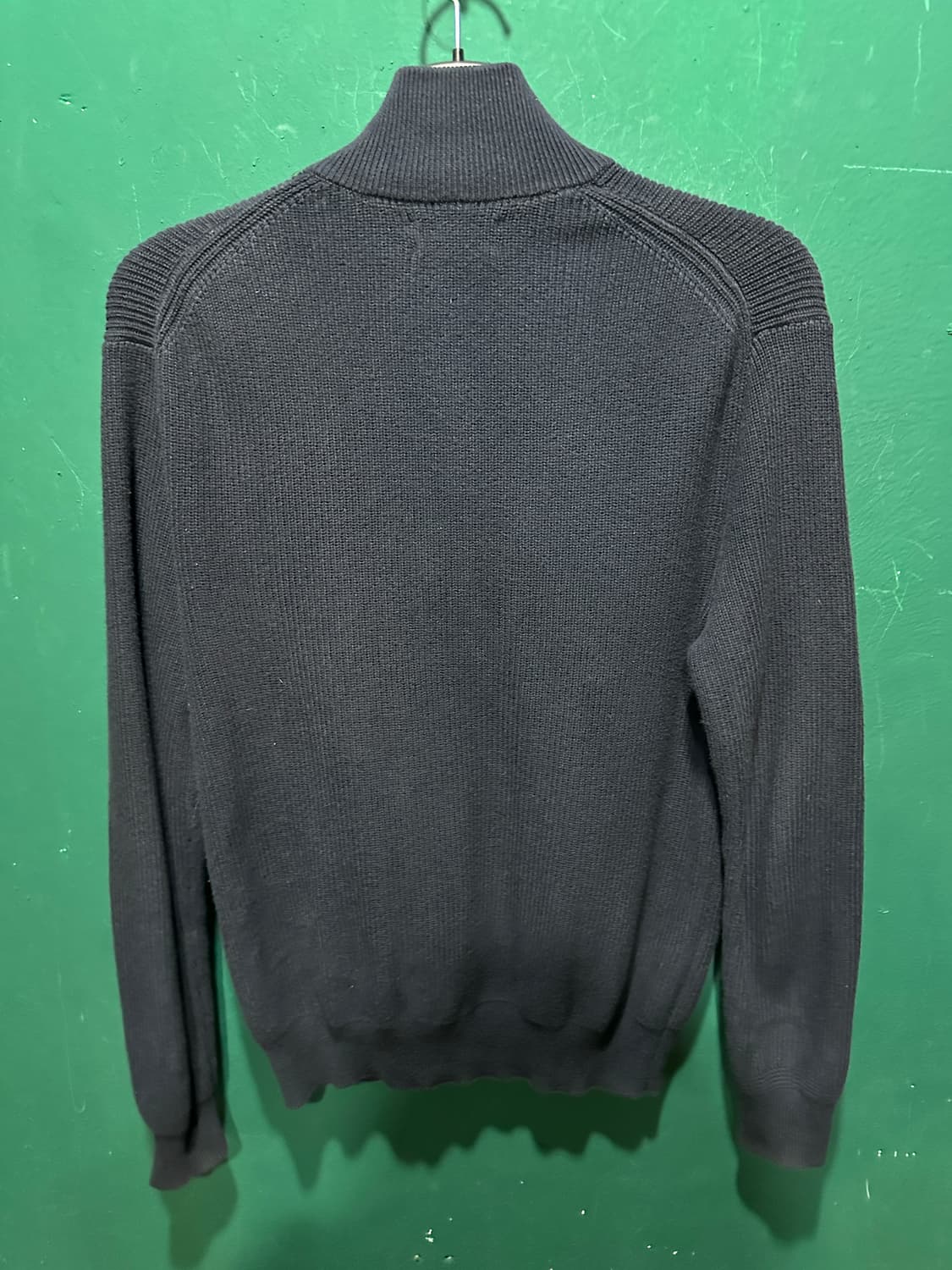 폴로 니트집업 네이비 S 상품이미지2