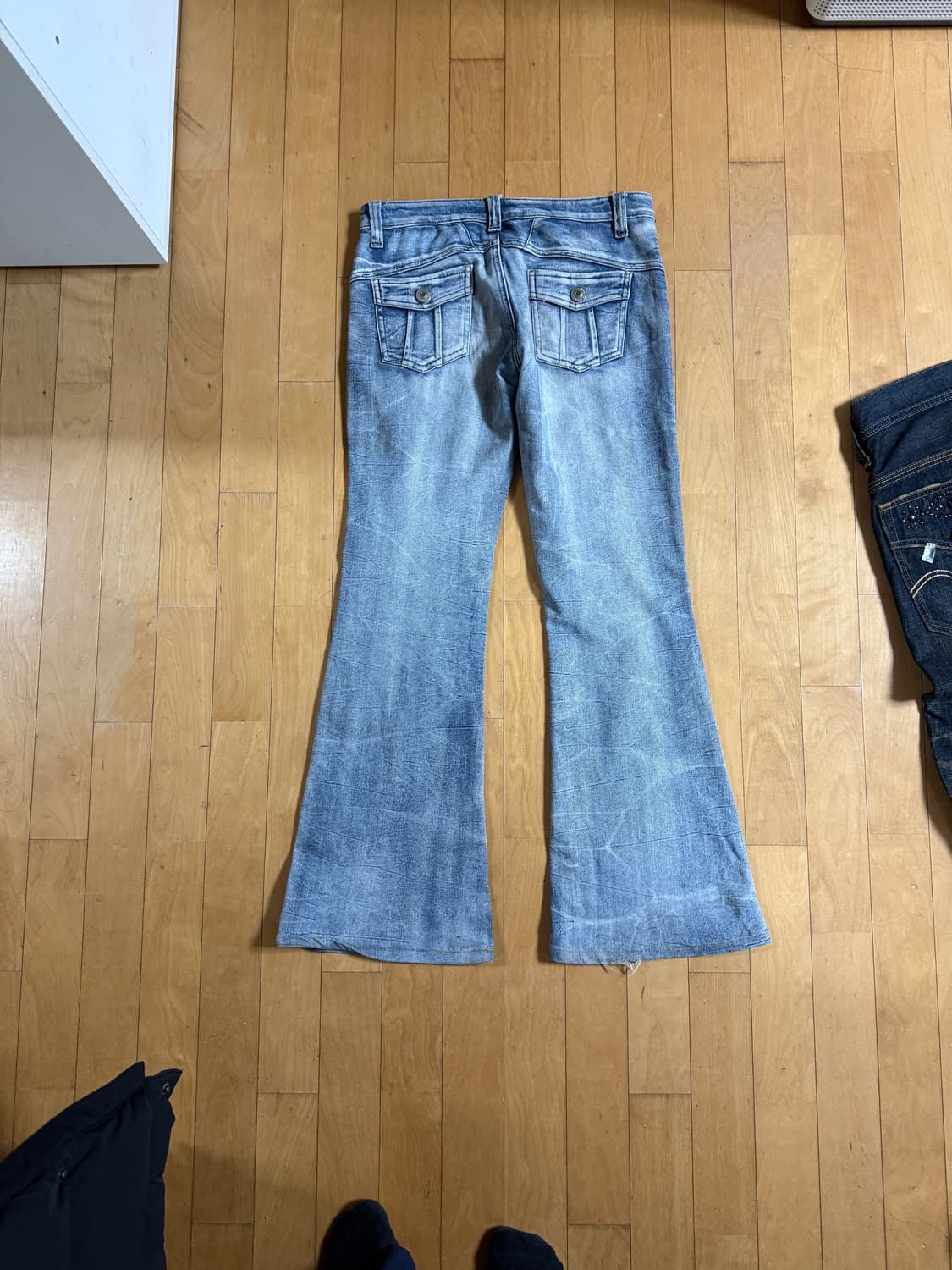 빈티지 워싱 부츠컷 데님 상품이미지2