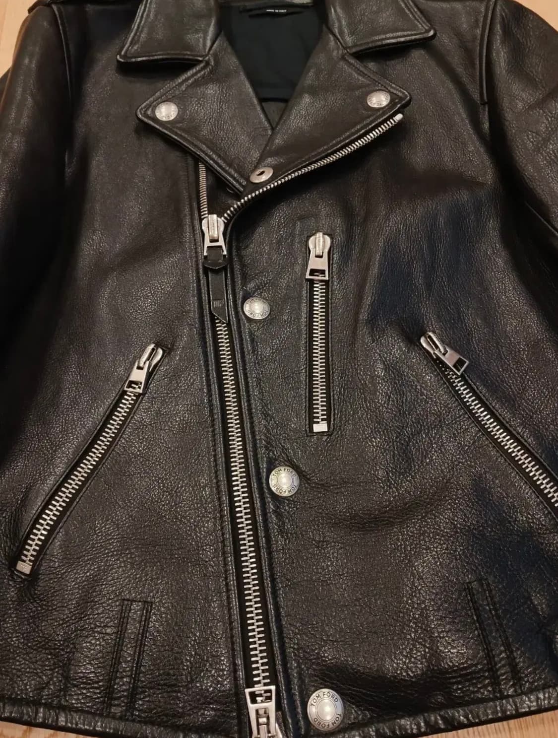 TOM FORD RIDERS COW HIDE LEATHER JACKET 상품이미지5