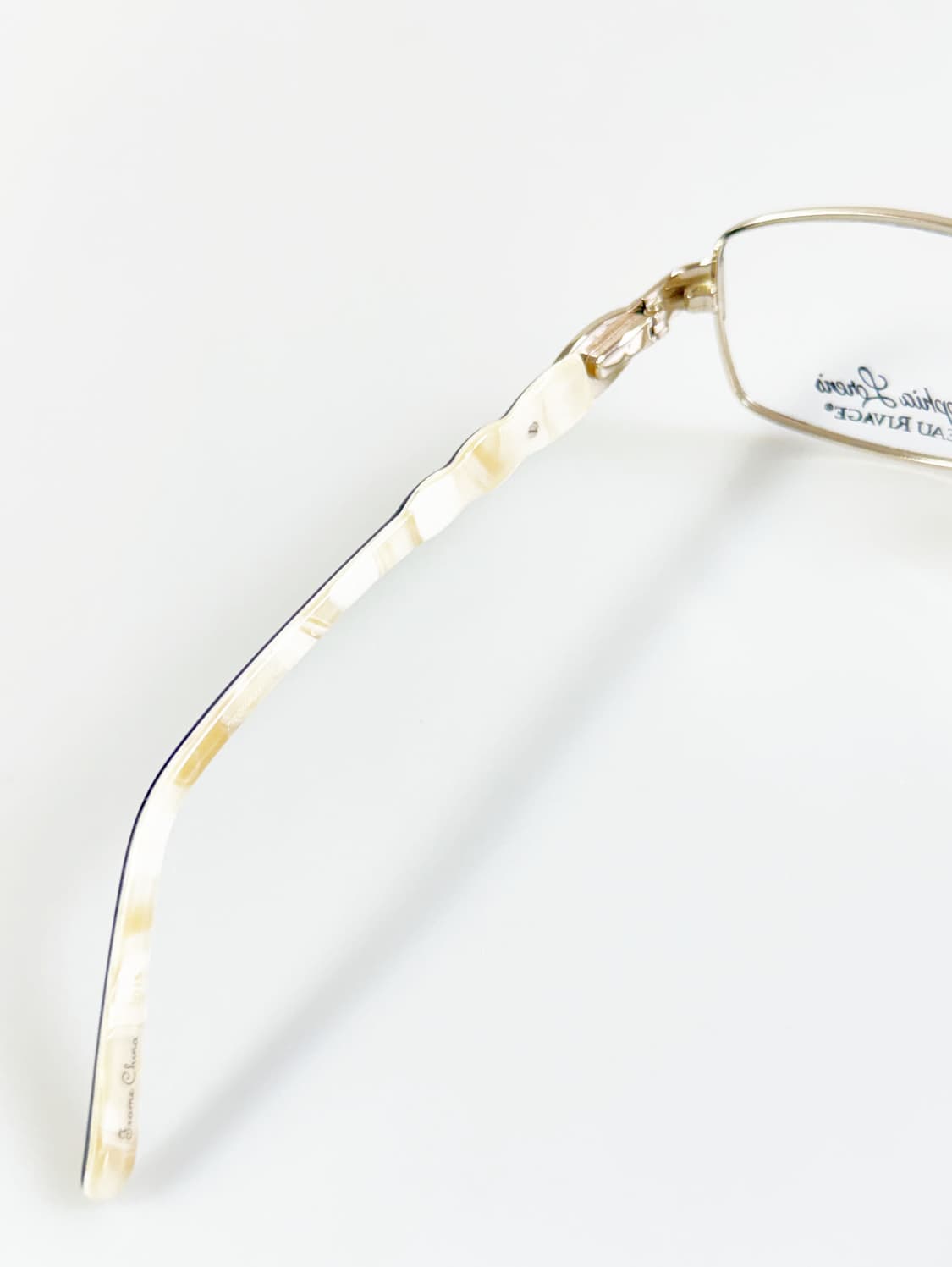 SOPHIA LOREN 슬림 스퀘어 메탈 프레임 빈티지 안경 상품이미지7