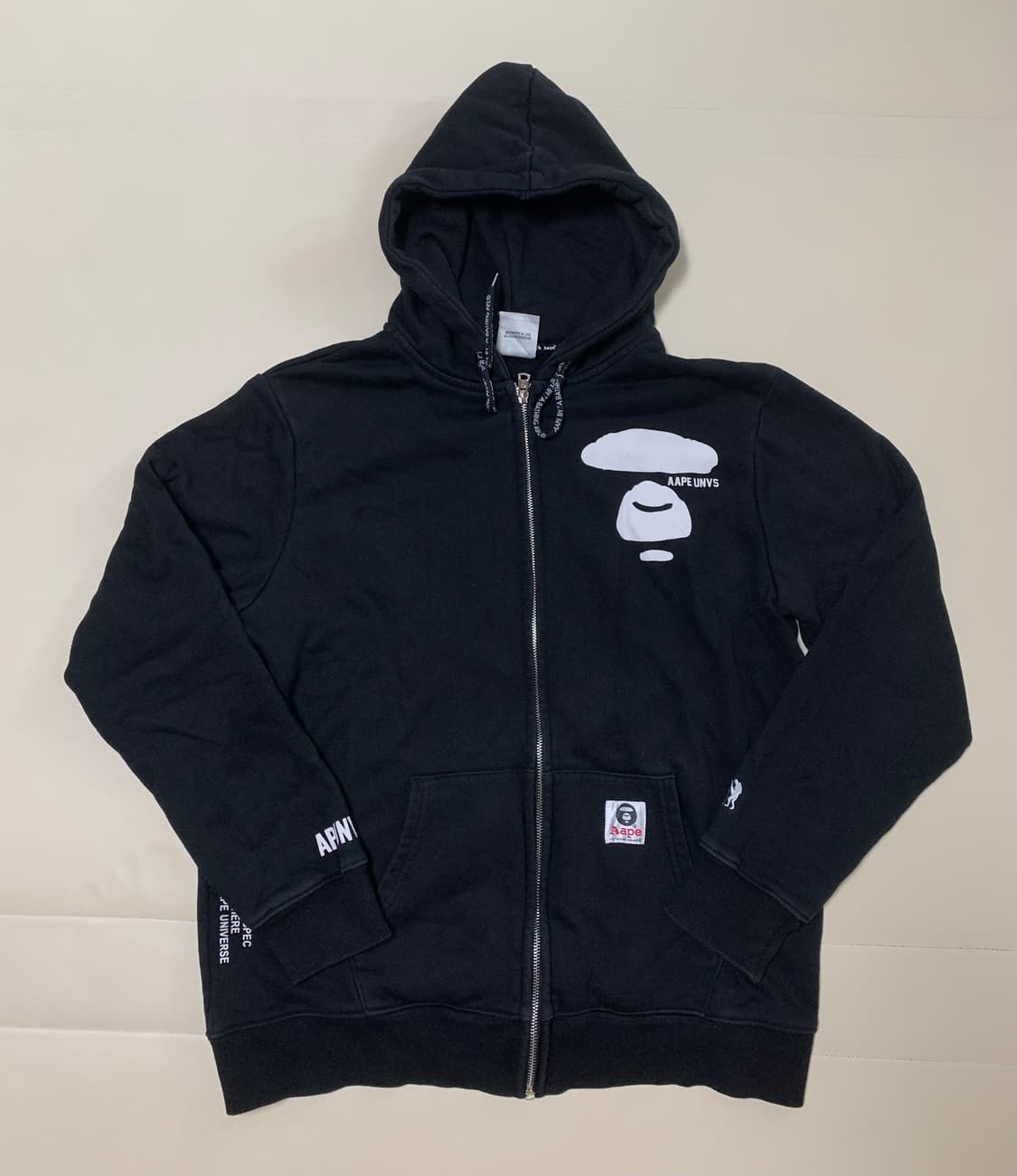 Aape by A Bathing Ape UNVS 문페이스 후드집업 상품이미지1
