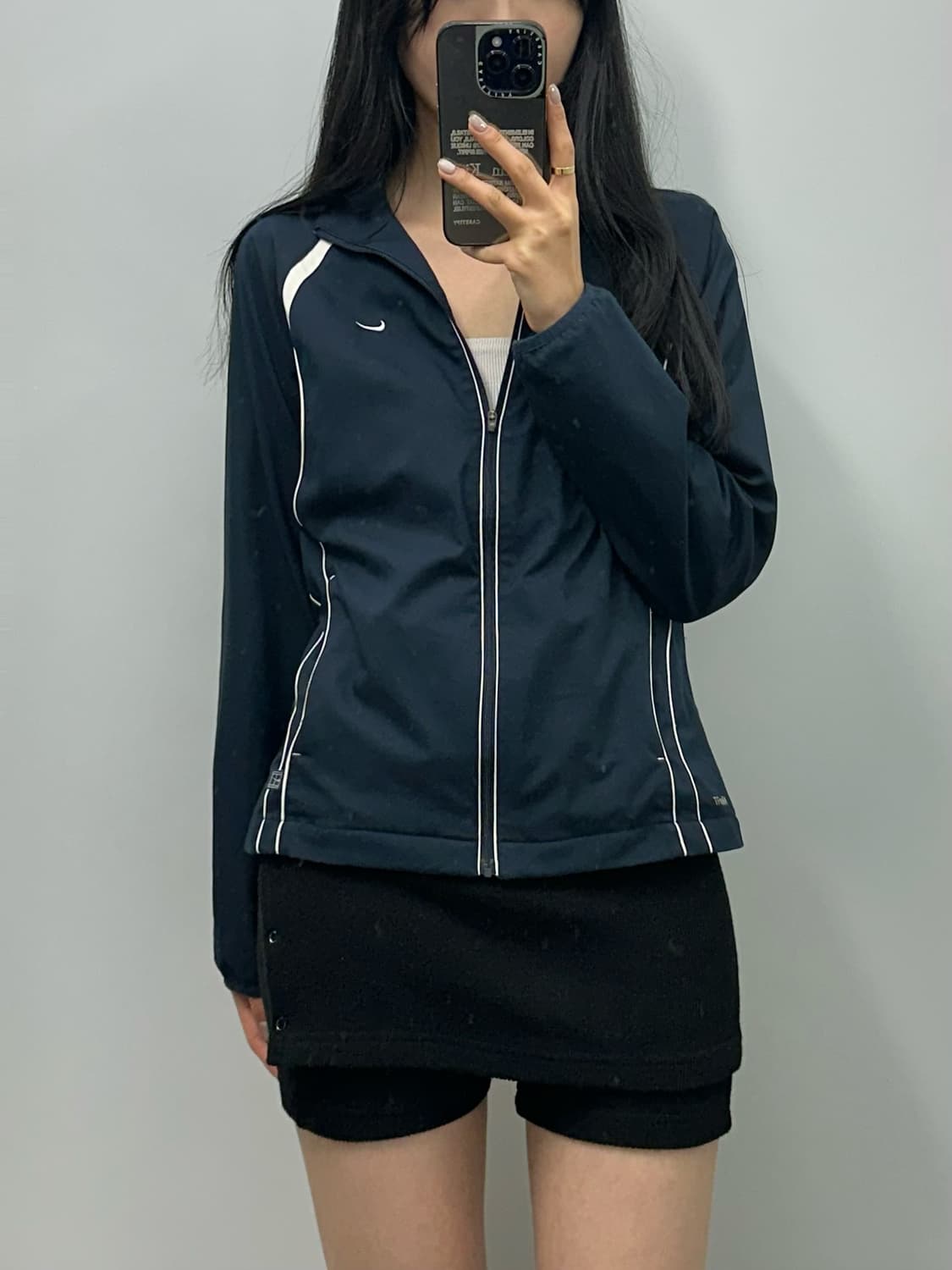 나이키 라인 네이비 바람막이 상품이미지1