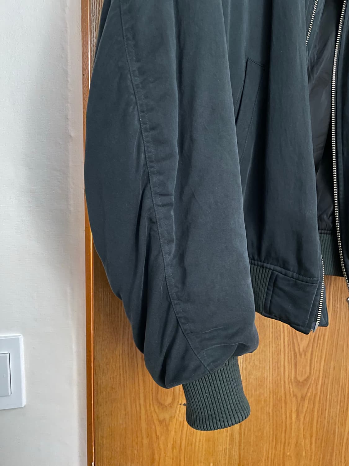 토니웩 레이온 트윌 봄버 자켓 [카본] 상품이미지6