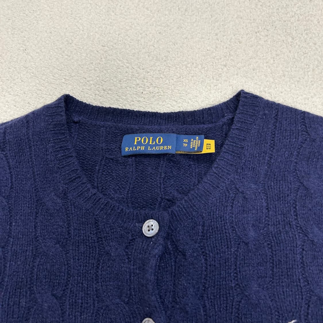 Polo Ralph Lauren navy cardigan 상품이미지6