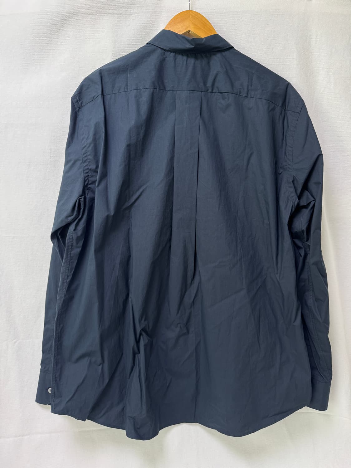 스튜디오니콜슨 네이비 셔츠 M 상품이미지6