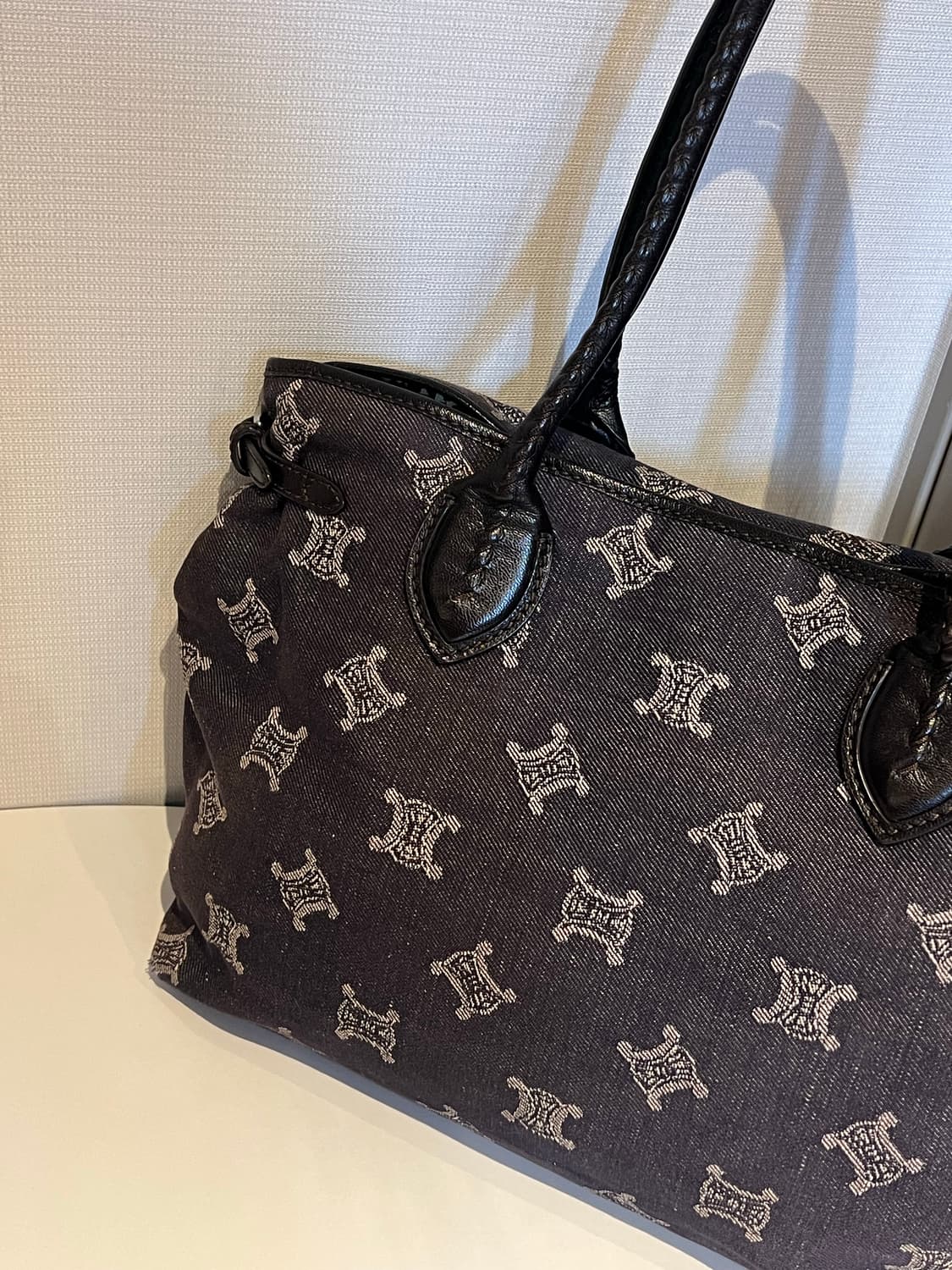 셀린느 마카담 데님 쇼퍼백 숄더백 상품이미지4