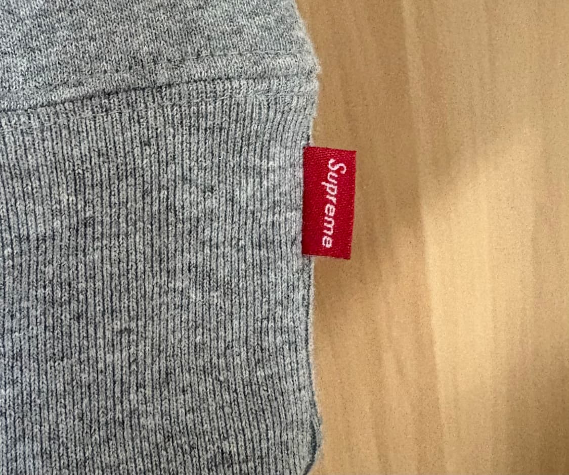 슈프림 스몰박스 크루넥 헤더그레이 L 24fw 상품이미지5