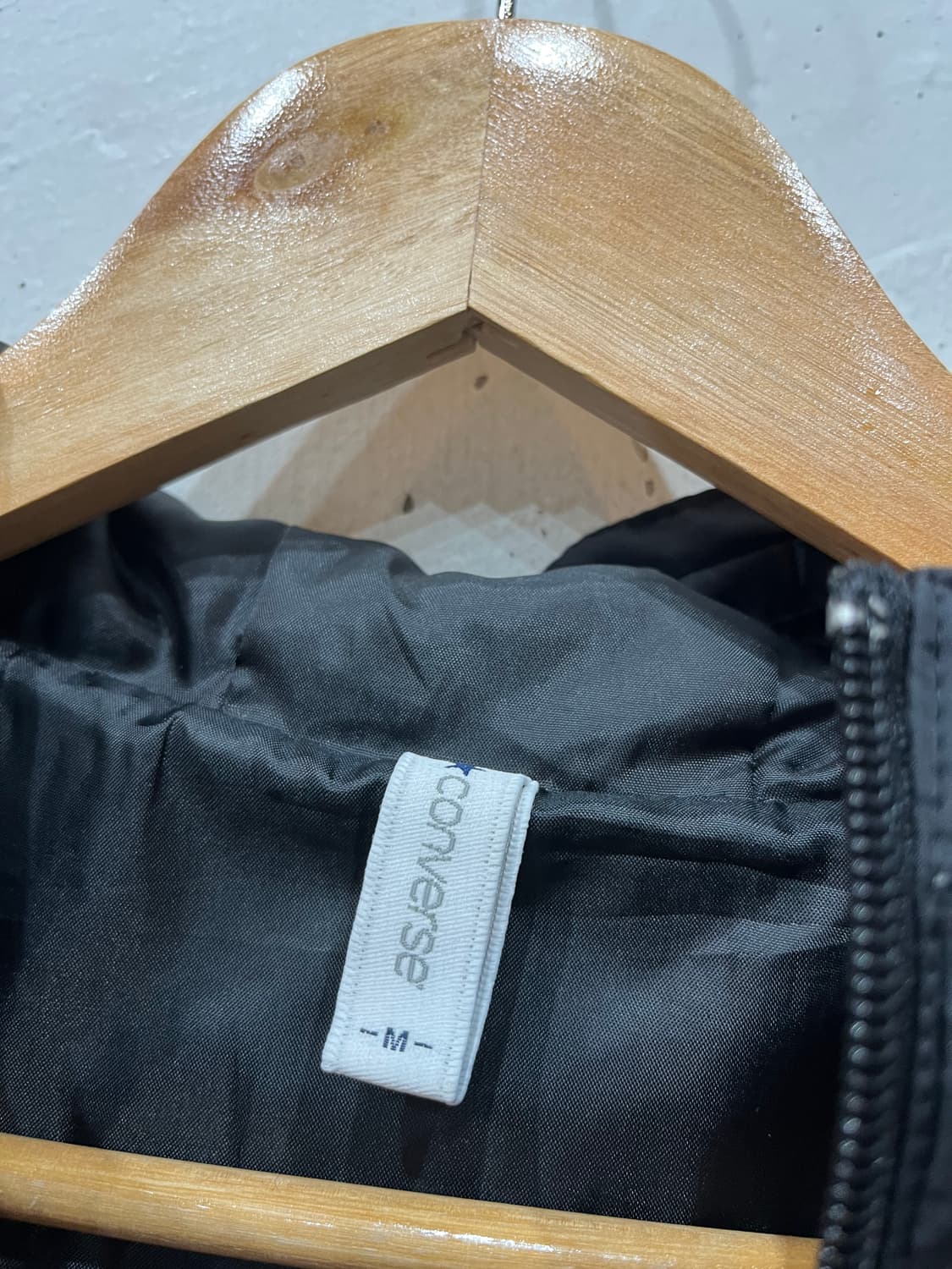 컨버스 재팬 패딩 블랙 M 상품이미지4