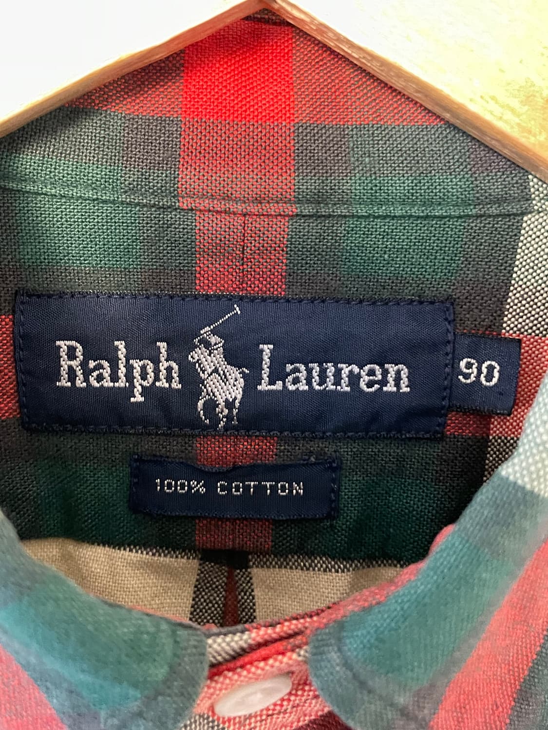 폴로 코튼 체크 셔츠  상품이미지6