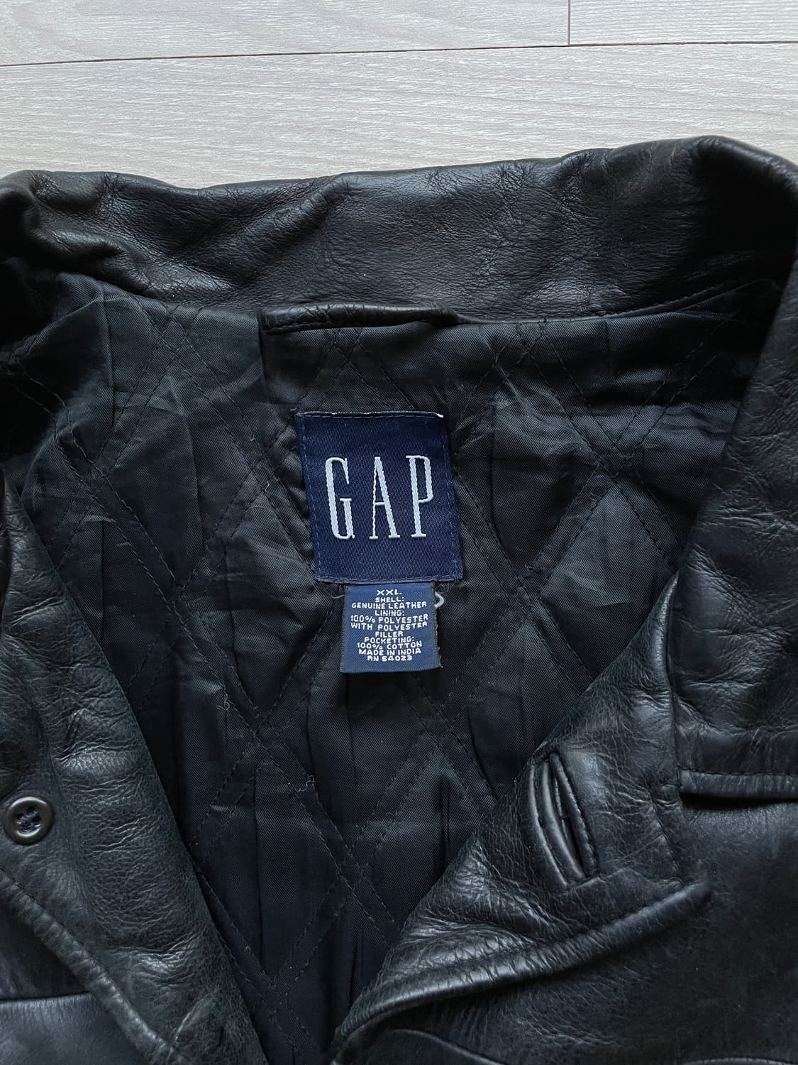 90s 올드갭 레더 카코트 gap carcoat 상품이미지3