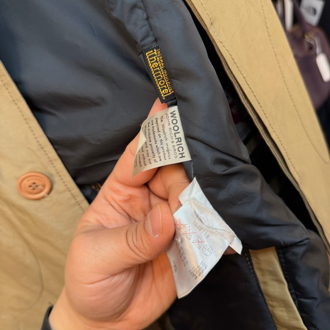 울리치 이탈리아 디자인 밀리터리 코트 S M 상품이미지10