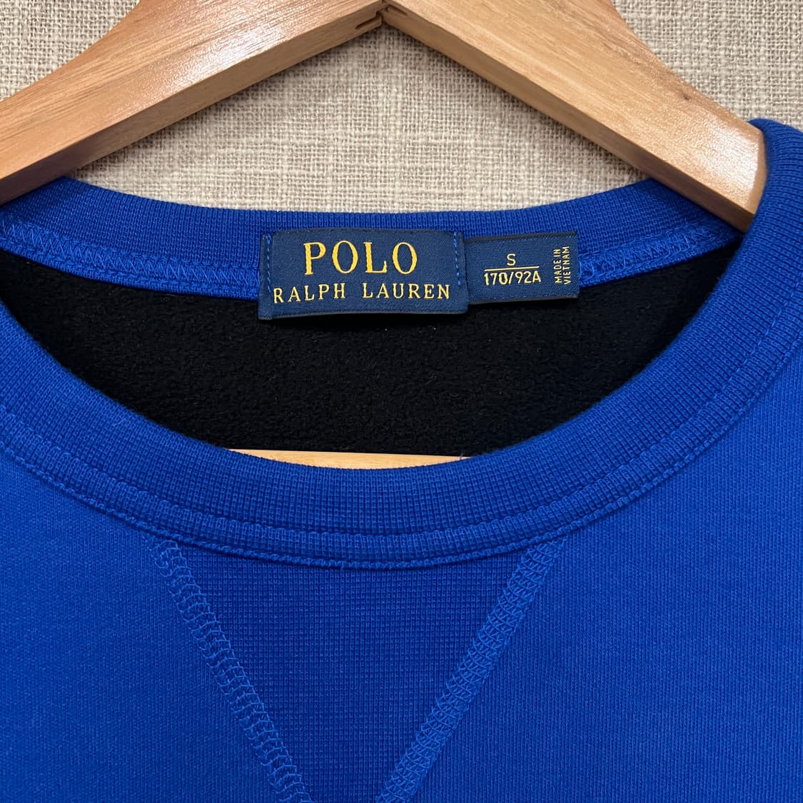 폴로랄프로렌 기모 맨투맨 S 블루 상품이미지3