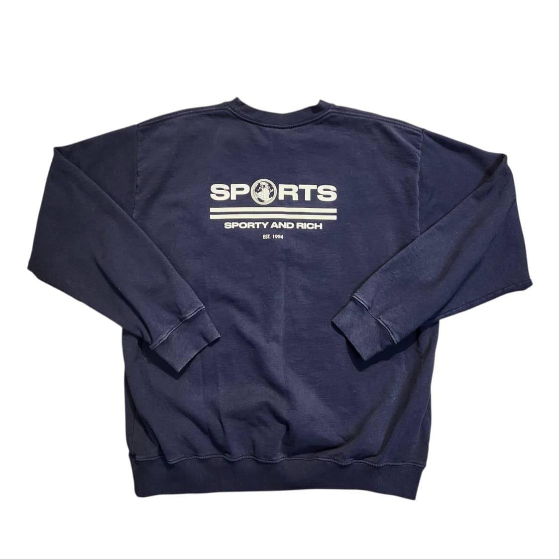 Sporty and Rich 네이비 맨투맨 (XL) 상품이미지2