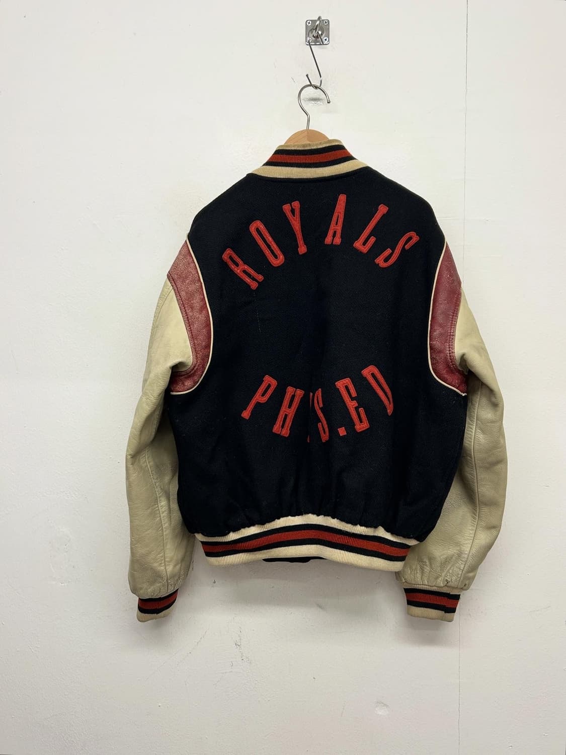 80-90s Mens FLANDRE JPN 빈티지 바시티 자켓 상품이미지3