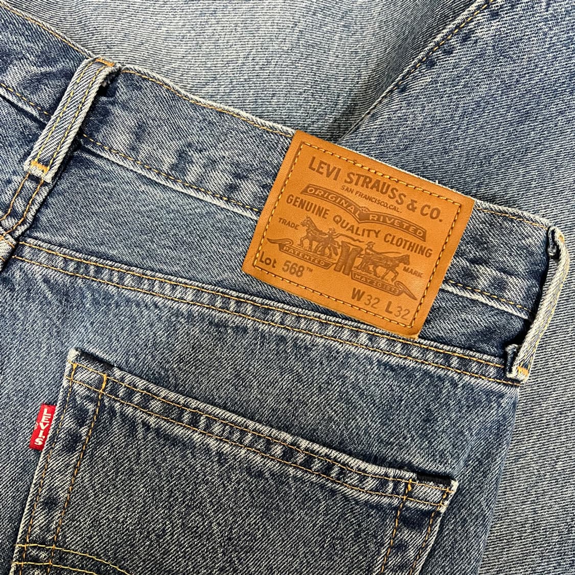 리바이스 568 프리미엄 빅E 데님 팬츠 청바지 32 상품이미지4