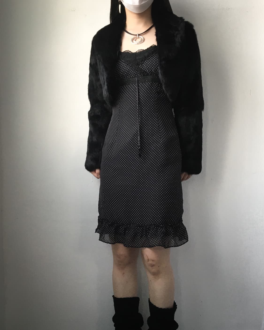 Rabbit fur jacket 상품이미지5