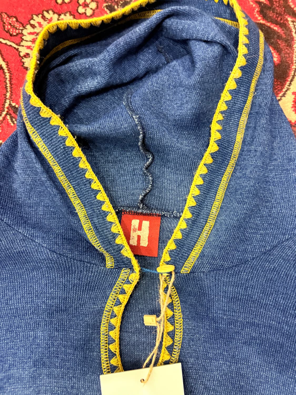 HYSTERIC GLAMOUR Blue Knit Hoodie 상품이미지3