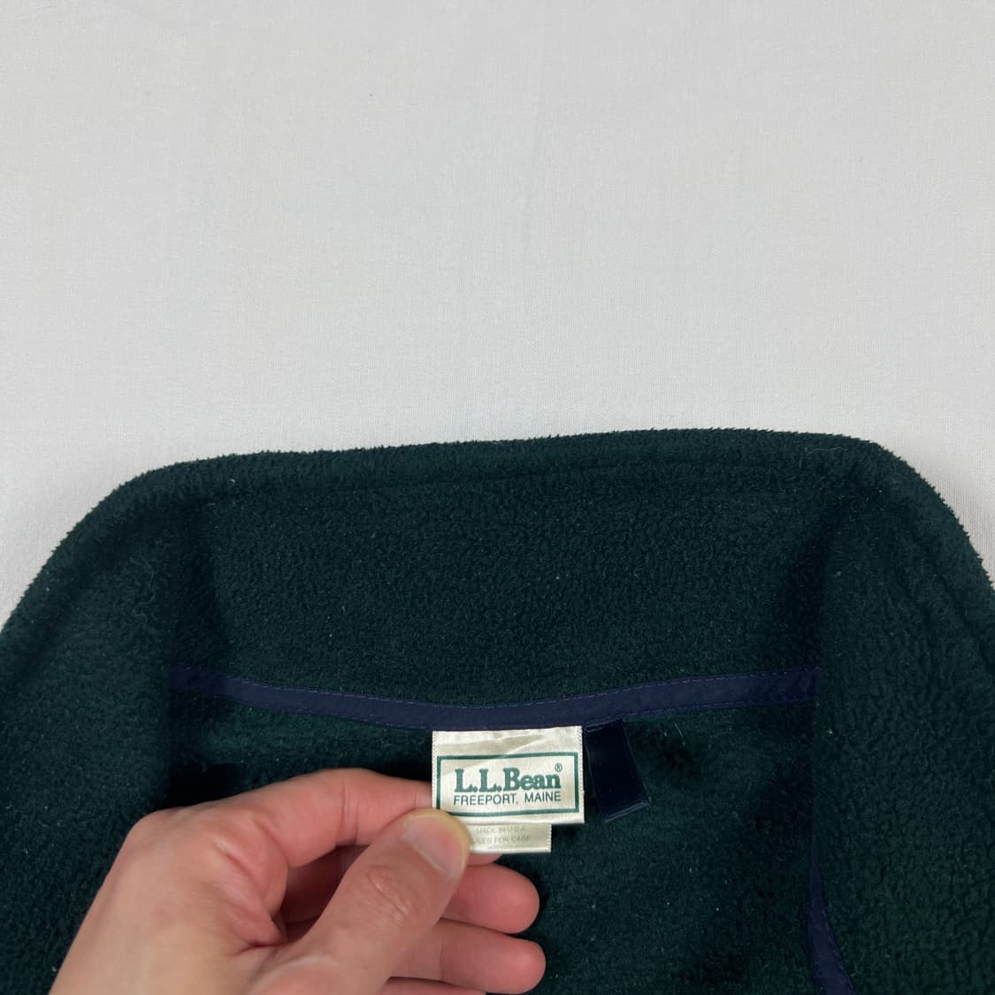 90‘s 엘엘빈 llbean 로고 풀오버 플리스 자켓 상품이미지6