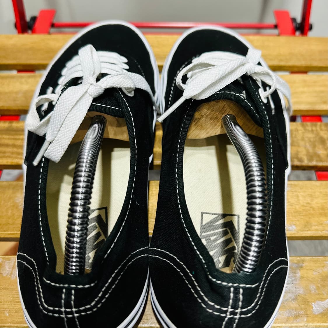 255) 반스 운동화 남성 남자 신발 어센틱 블랙 캔버스 상품이미지5