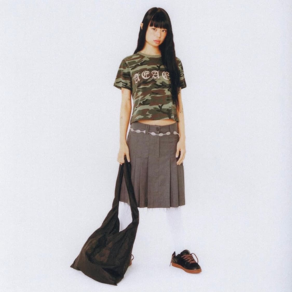 [에이이에이이 aeae] pleat skirt (미디 스커트) 상품이미지3