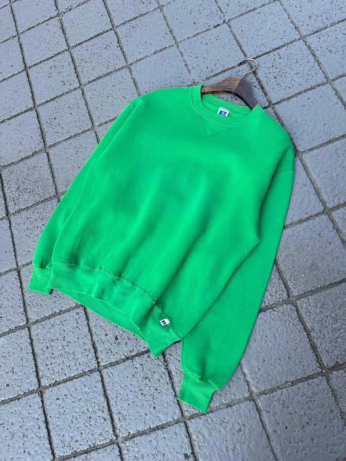 90s USA 빈티지 러셀 플레인 스웻 셔츠 맨투맨 상품이미지1