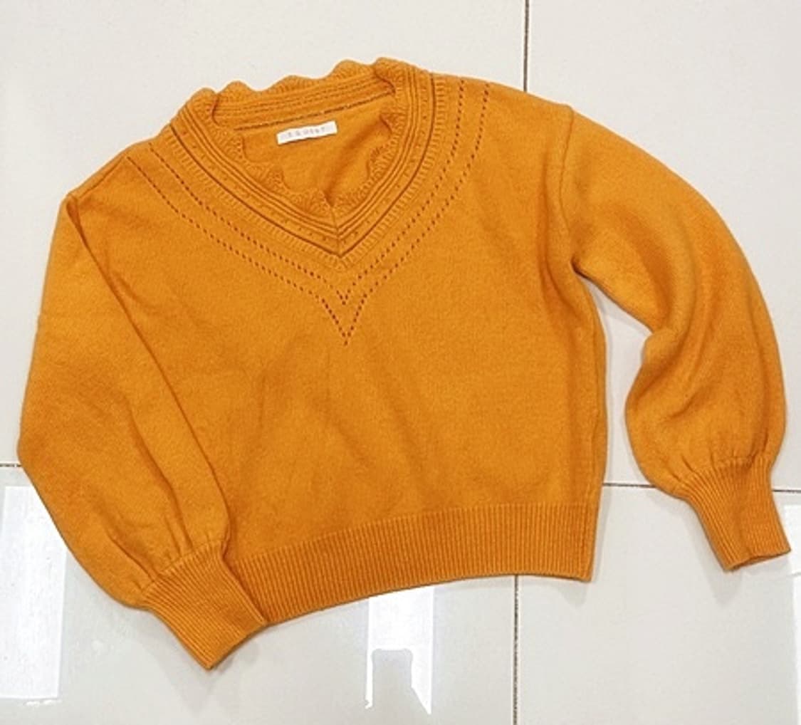 에고이스트 V넥 앙고라 니트  상품이미지4