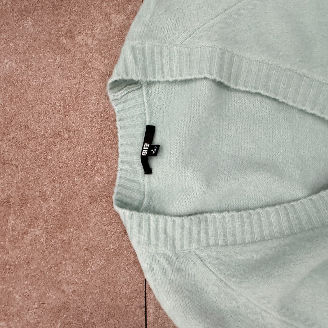 유니클로 민트색 가디건 상품이미지6