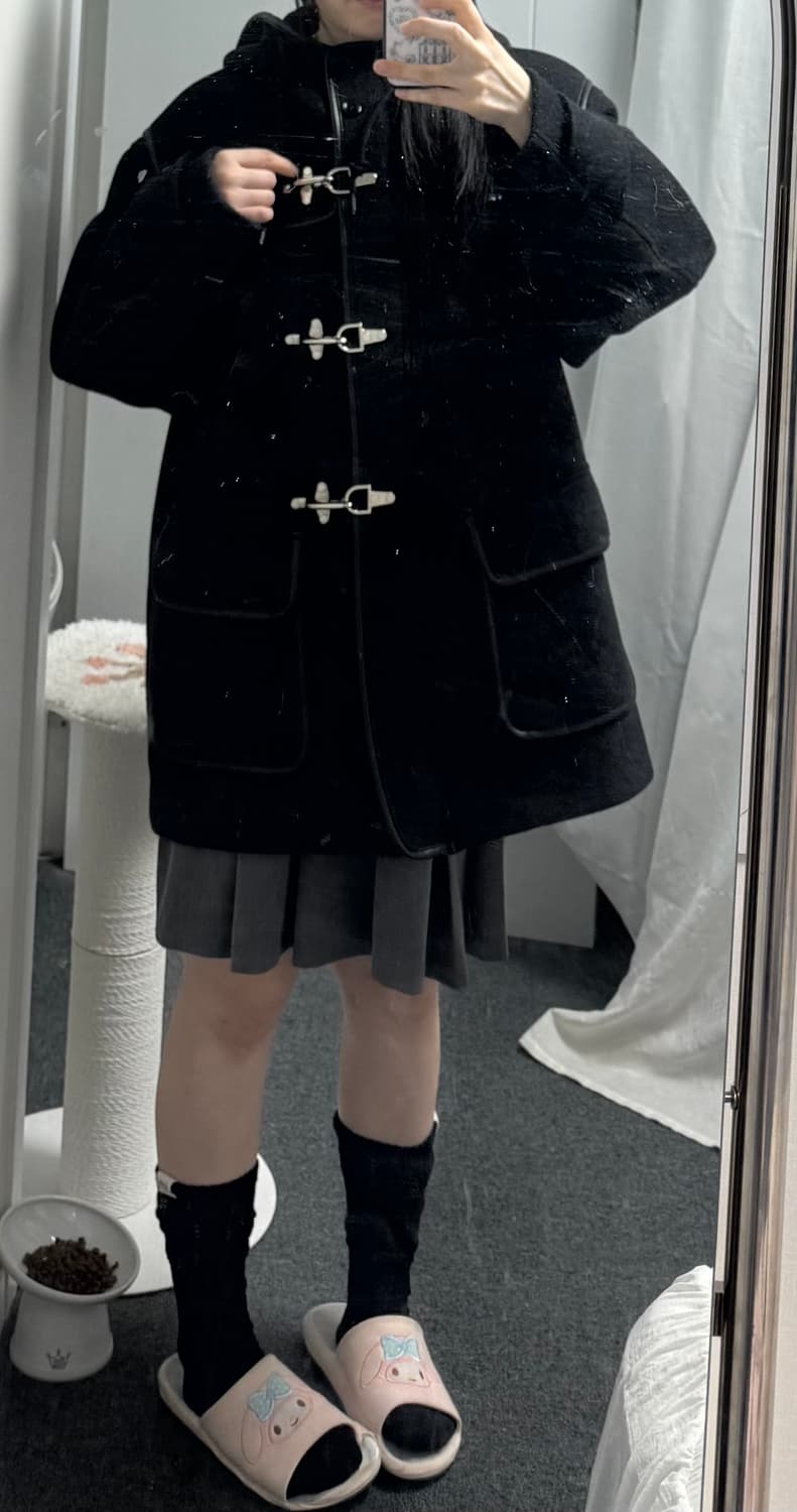 그로브 22WINTER MORGAN COAT 챠콜 상품이미지1