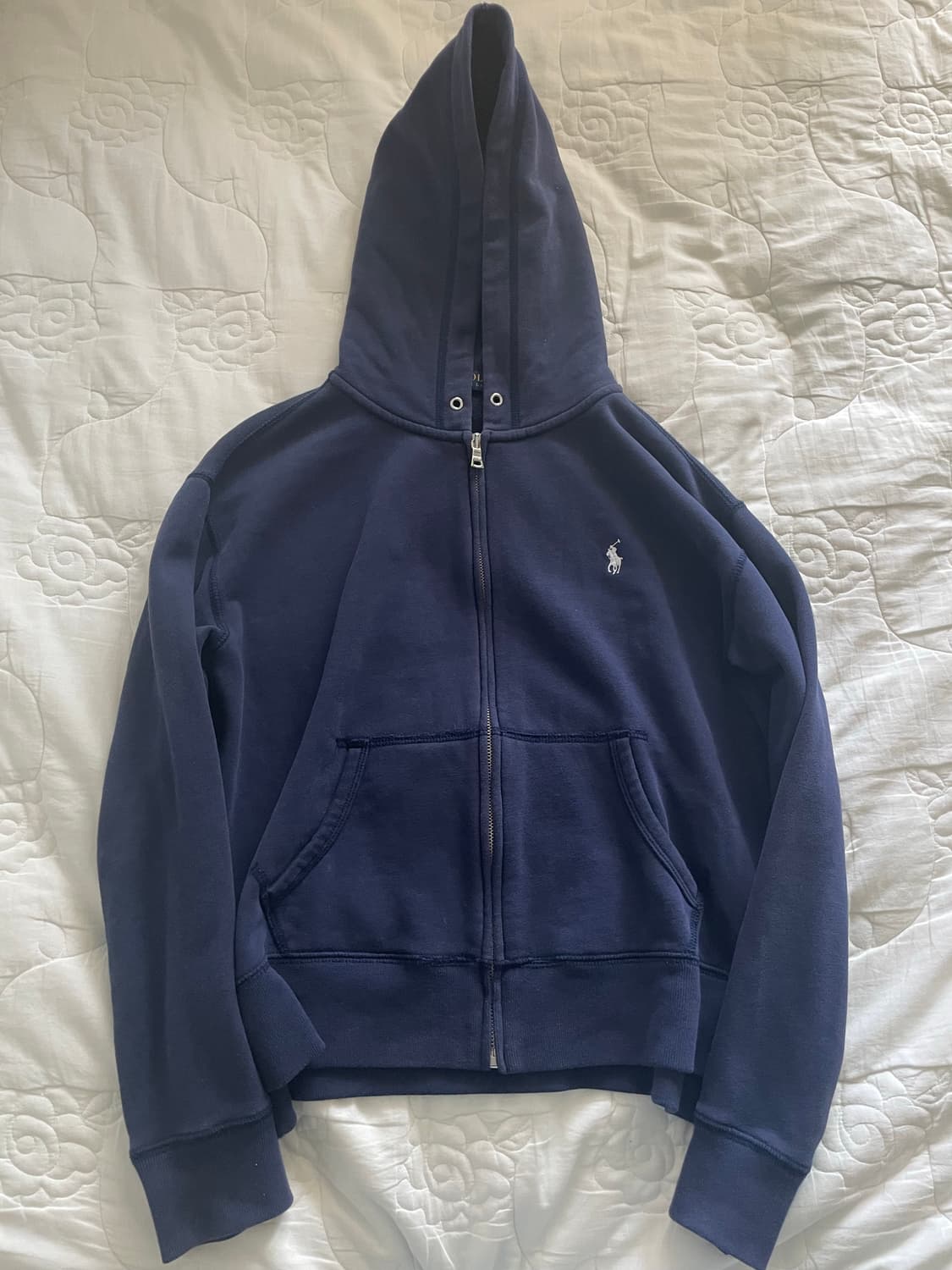 폴로 네이비 후드집업 상품이미지2