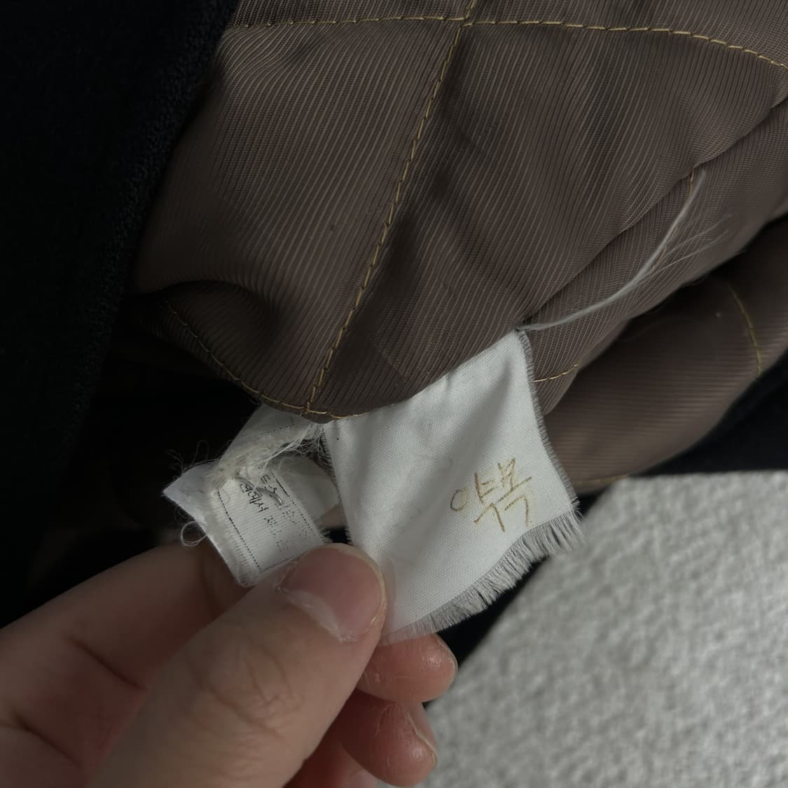 닥스 블랙 울 짚업 자켓 100 상품이미지3