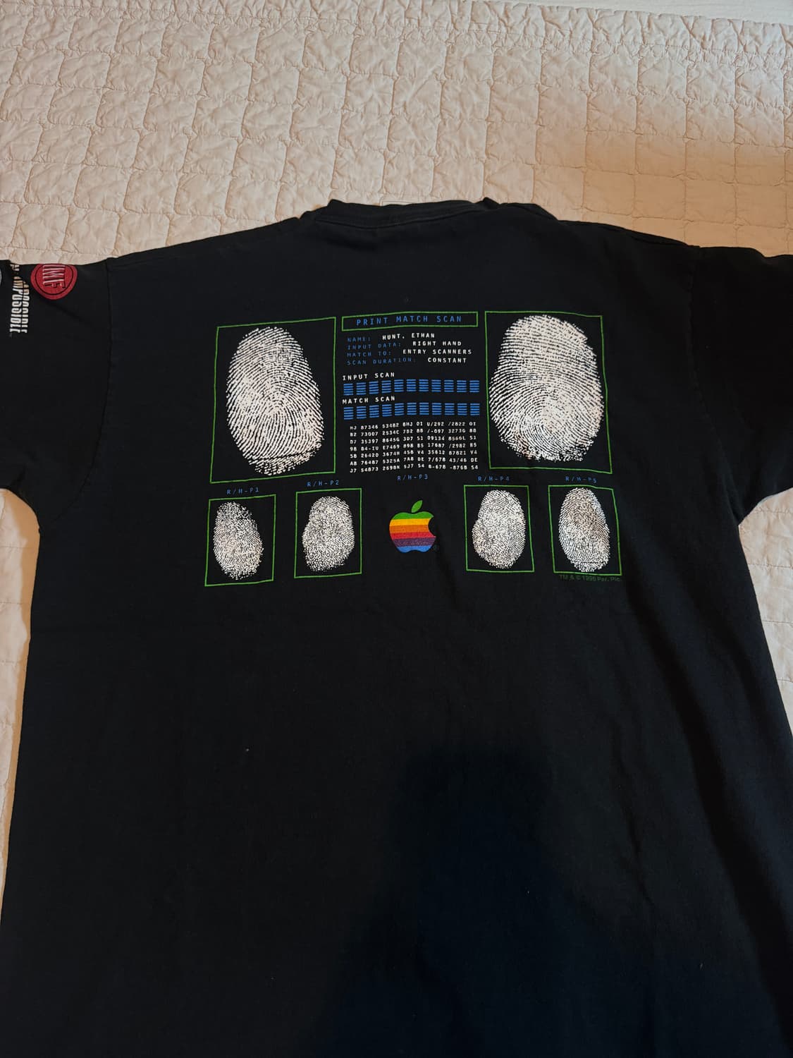 Apple 미션임파서블 프로모 티셔츠 상품이미지2