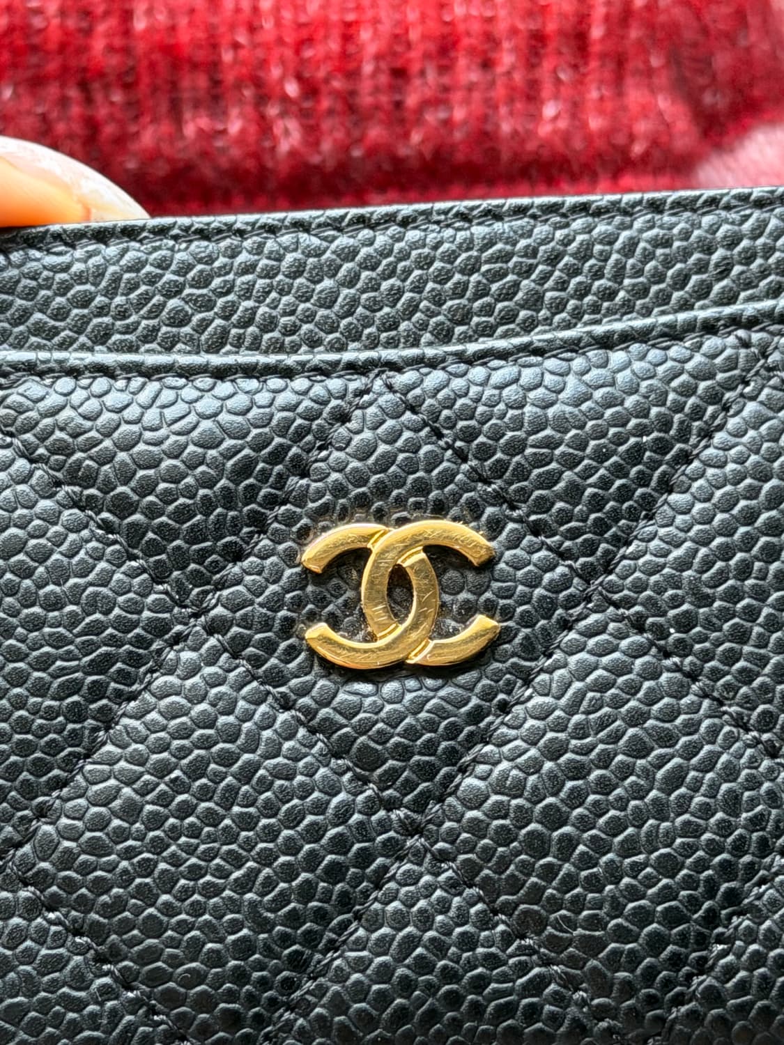 샤넬 카드지갑 캐비어 금장 31번대 상품이미지10