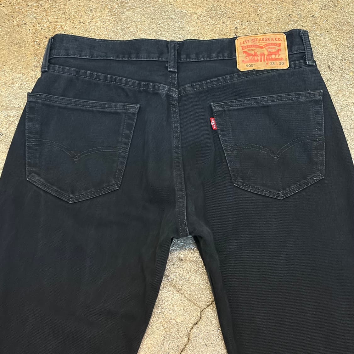 00s 미국 빈티지 리바이스 505 블랙진 청바지 상품이미지5
