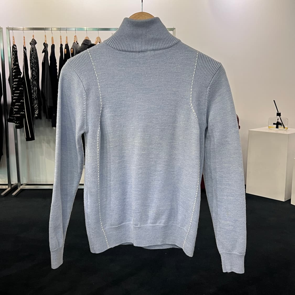 [40] 띠어리 울100% 니트 하프집업  상품이미지2