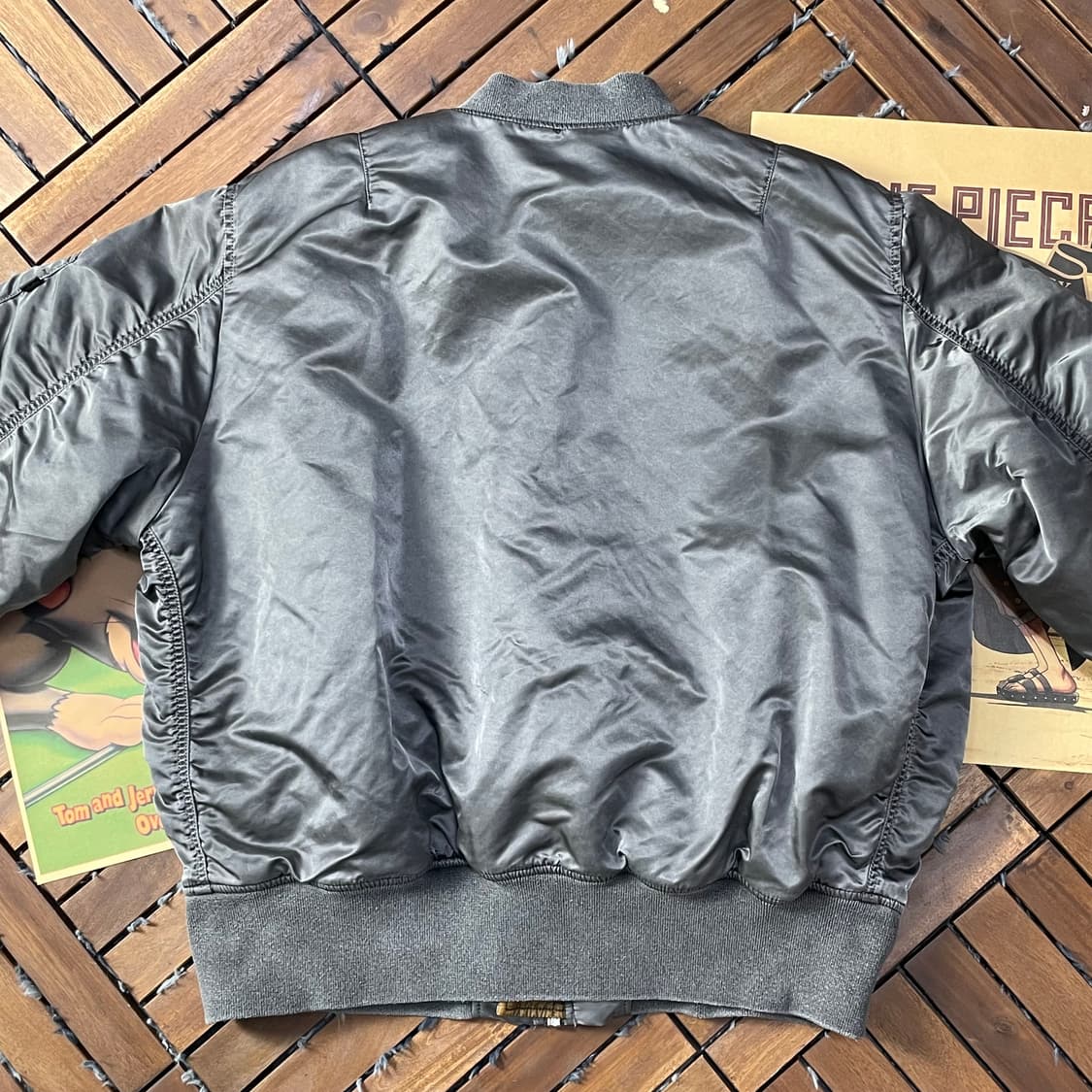 [XL]알파인더스트리 MA-1 레귤러 건 메탈 자켓 상품이미지6