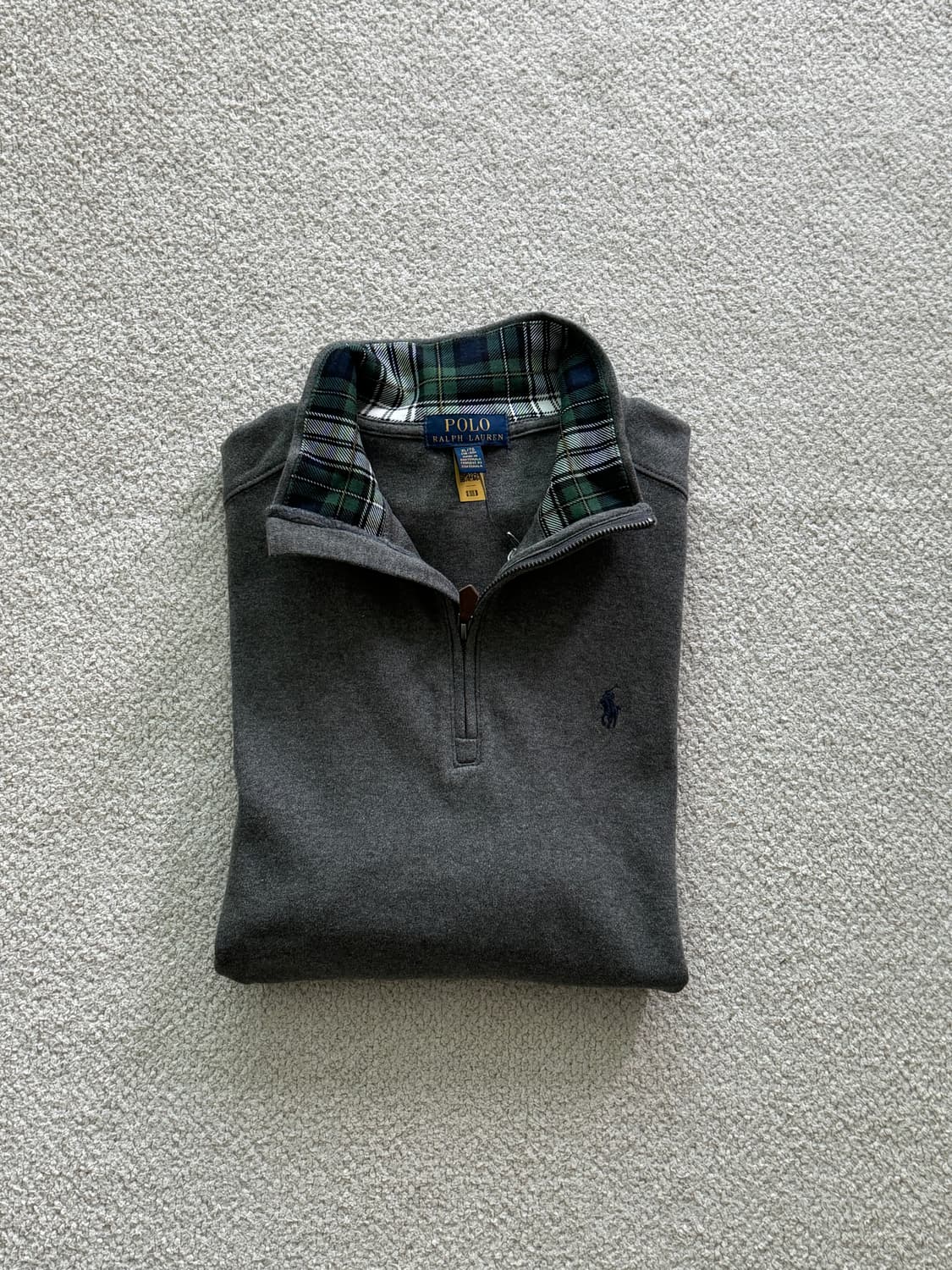 (새상품/정품) 폴로 보이즈 XL 반집업 맨투맨 상품이미지1