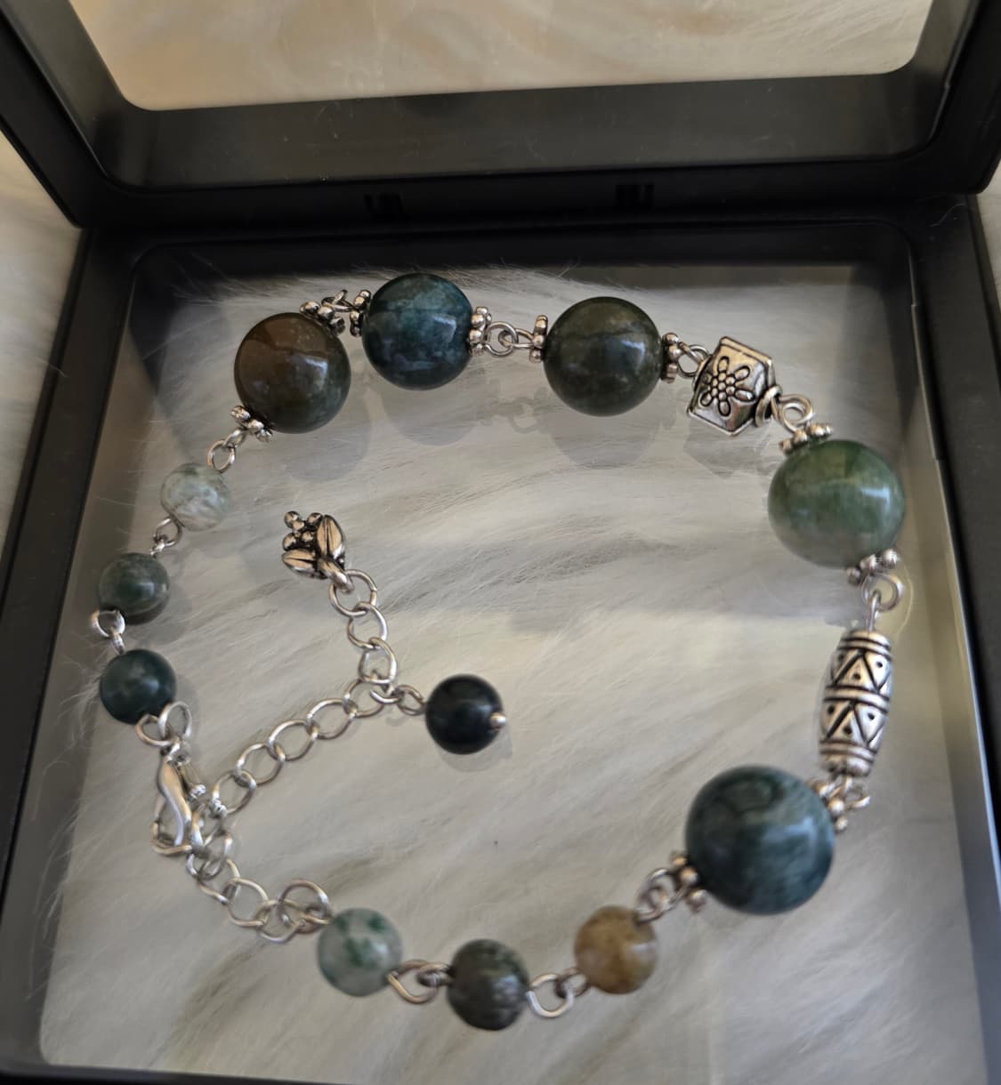 수초석 엔틱 팔찌 상품이미지5