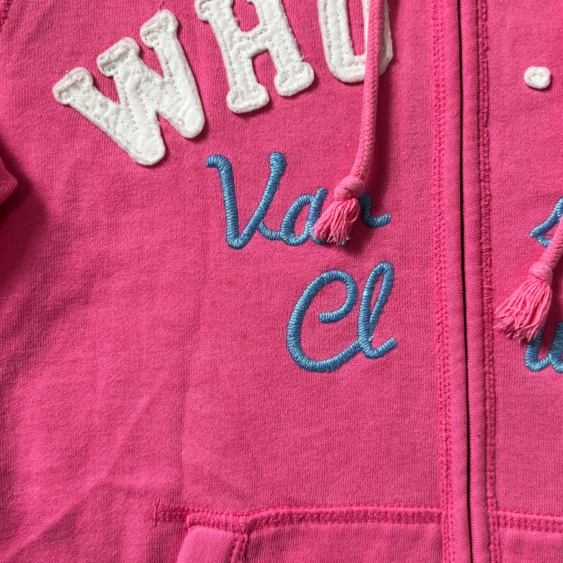 후아유 여성 후드집업 핑크 🍓 상품이미지2