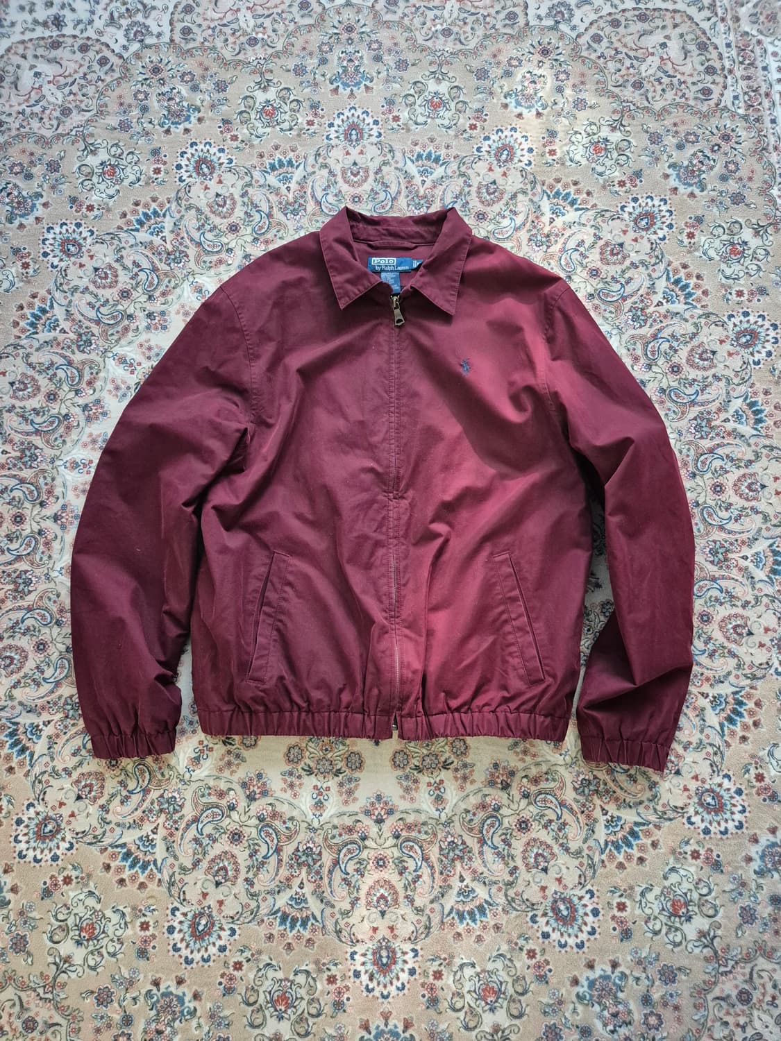 빈티지 POLO 버건디 스윙탑. 상품이미지1